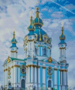 St Andrews Church Kiev Ukraine diamond paintings