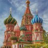 St Basils Cathedral Moscow Russia diamond paintings