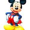 Superman Mickey Mouse paint by number