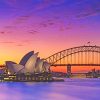 Sydney Opera House Sunset paint by number