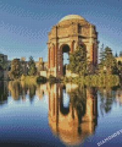 The Palace of Fine Arts in San Francisco diamond painting