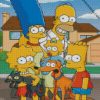 The Simpsons Family diamond painting
