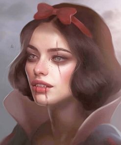 Vampire Snow White Paint By Numbers