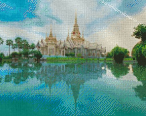 Wat Non Kum temple thailand diamond paintings