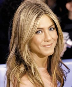 American Actress Jennifer Aniston Paint By Numbers