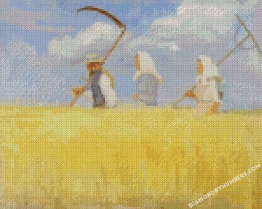 anna ancher harvesters diamond paintings