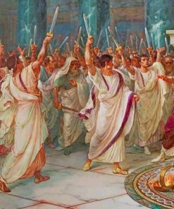 Assassination Of Julius Caesar Paint By Numbers