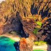 Beautiful Cliffs Hawaii paint by numbers