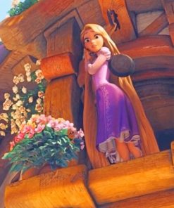 Beautiful Rapunzel Paint By Numbers
