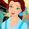 belle beauty and the beast disney paint by numbers