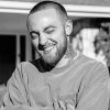 Black And White Mac Miller paint by number