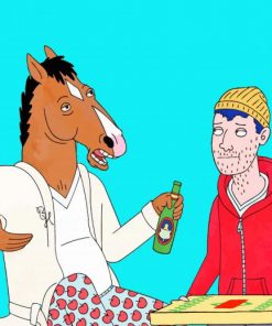 BoJack Horseman and Todd paint by number