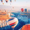 Cappadocia Hot Air Balloon paint By Numbers