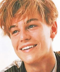 Cute Young Leonardo Dicaprio Paint By Numbers