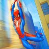 Flying Spider Man Paint By Numbers