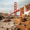 Aesthetic Golden Gate Bridge Paint by numbers