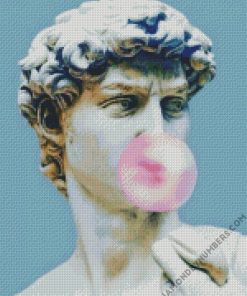 greek status bubble gum diamond paintings