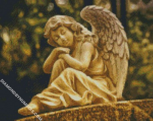 guardian angel sculpture diamond paintings