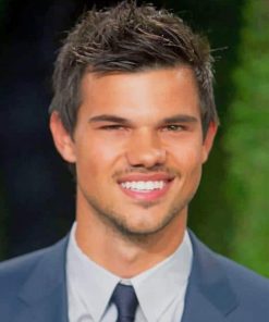 Handsome Taylor Lautner paint by numbers