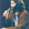 Jim Morrison Singing paint by number