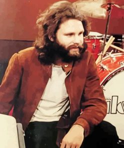 Jim Morrison Smiling paint by number