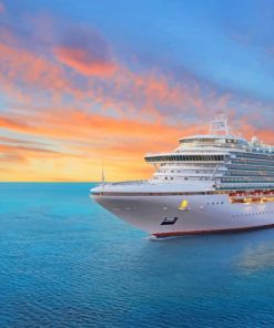 Large Cruise Ship Paint By Numbers