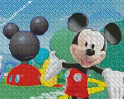 mickey mouse clubhouse diamond painting