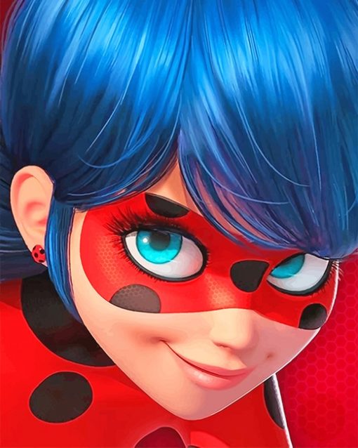 Miraculous Ladybug paint by number