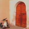 motorcycle door marrakesh morocco diamond paintings