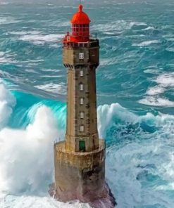 Ouessant France Lighthouse paint By Numbers