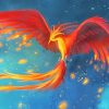 Phoenix Bird Mythology paint by number