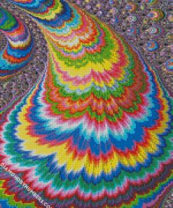 rainbow psychedelic art Diamond Paintings
