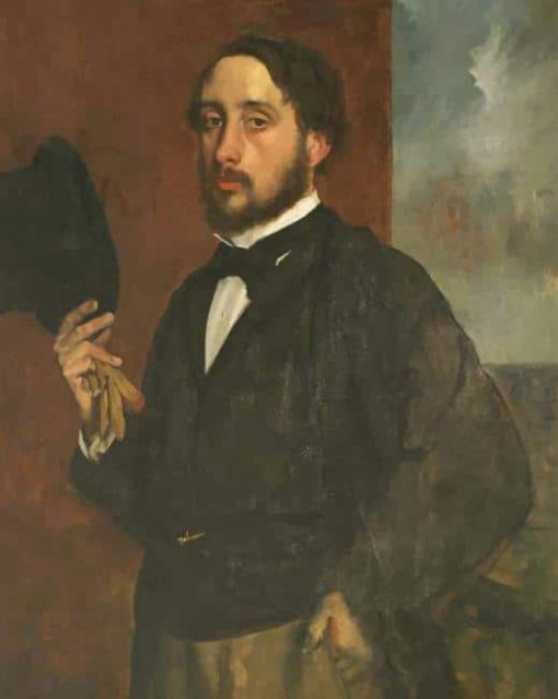 Self Portrait of Edgar Degas paint by numbers