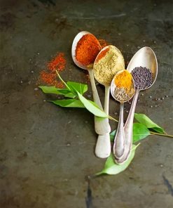 Spices Spoon paint by number