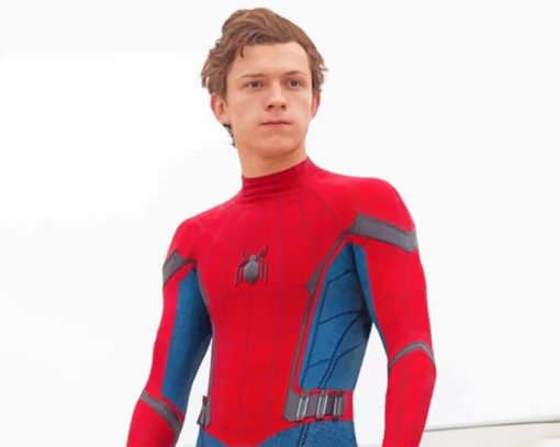 Spiderman Tom Holland Homecoming paint by number