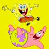 SpongeBob & Patrick Star Paint By Numbers Paint By Numbers