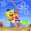 Happy Spongebob & Patrick Paint By Numbers