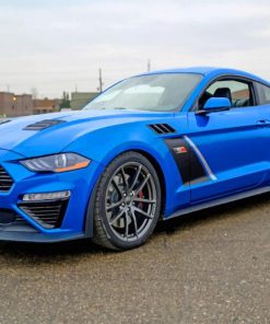 The Blue Ford Mustang paint by numbers