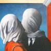 The Lovers By Rene Magritte paint By Numbers