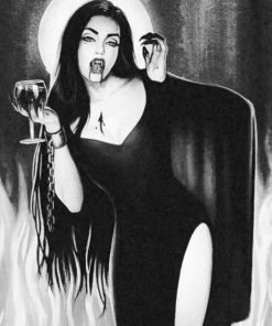 Vampire Woman paint By Numbers