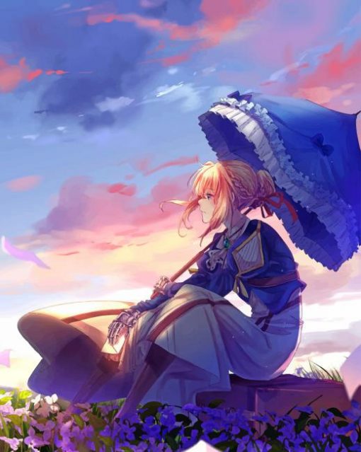 Violet Evergarden paint by numbers
