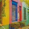 Colorful Houses Buildings Diamond Paintings