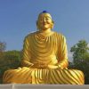 Daytime Yellow Buddha Statue paint by numbers