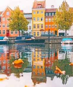 Christianshavn City paint by numbers