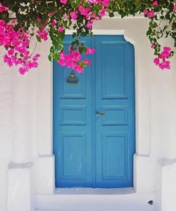 Bleu Door paint by numbers