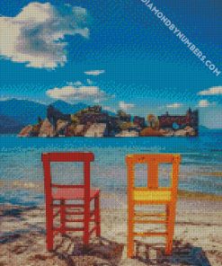 Holdiay Colorful Chairs diamond painting