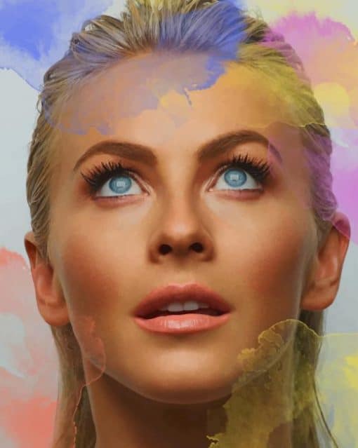Julianne Hough paint by numbers