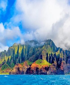 Na Pali Coast State Wilderness Park Hawaii paint by numbers