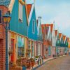 Volendam Holland paint by numbers