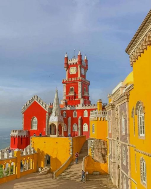 Pena National Palace paint by numbers